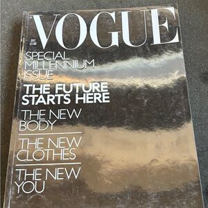 British Vogue December 1999 Millennium Issue | Iconic Y2K Fashion Collectible